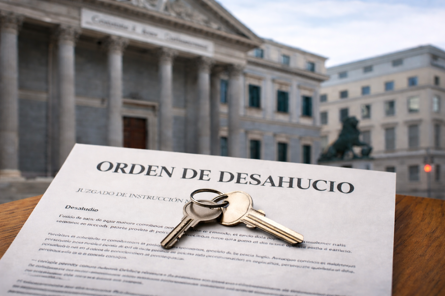 El Congreso rechaza la moratoria antidesahucios - qué cambia para los propietarios en 2026