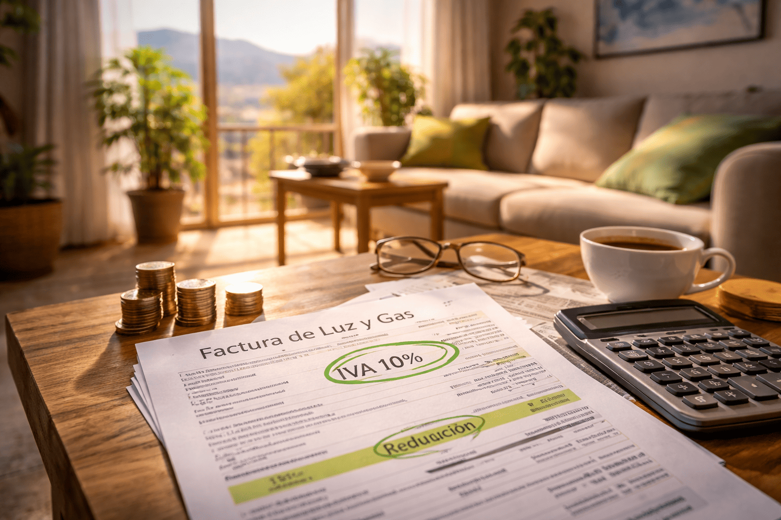 Rebaja de impuestos en luz y gas desde marzo de 2026