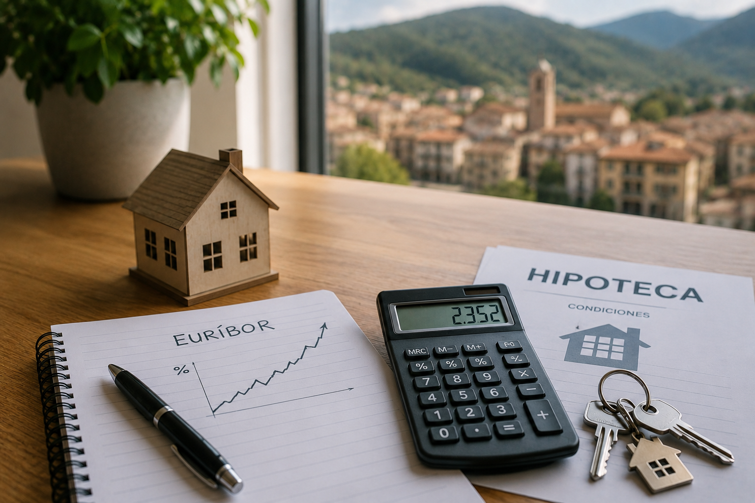 Cómo afecta el nuevo repunte del Euríbor a la compra de vivienda en el Ripollès